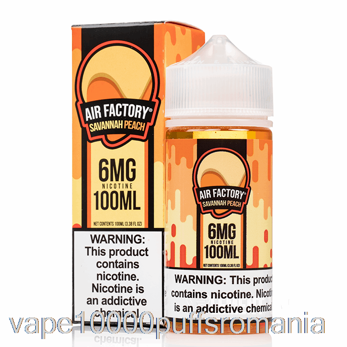 Vape Romania Savannah Peach - Air Factory Sintetic - 100ml 0mg